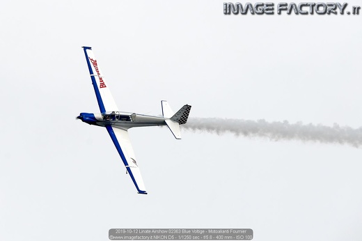 2019-10-12 Linate Airshow 02363 Blue Voltige - Motoalianti Fournier